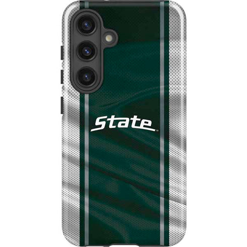 Michigan State University Jersey Grey Galaxy S25 Impact Case